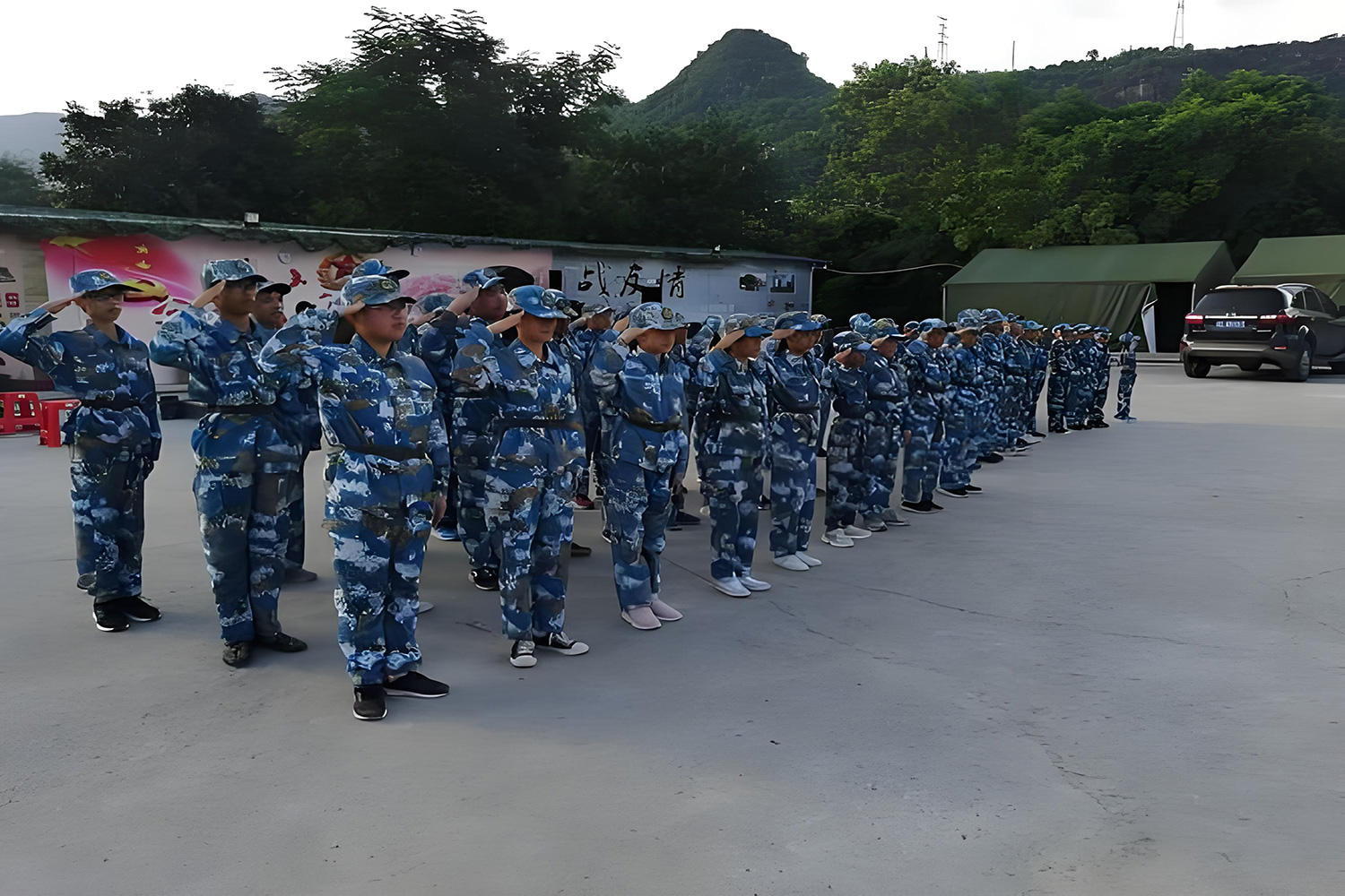 開啟熱血征程少年軍事訓(xùn)練營第一期開營